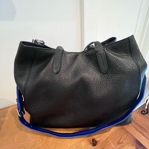 Cole Haan black leather tote